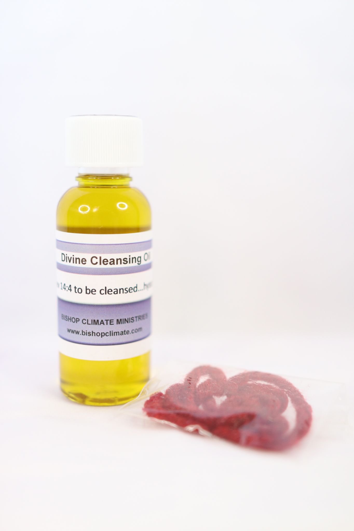 Spiritual Divine Cleansing Protection Kit (Oil, Yarn & Prayer Card)