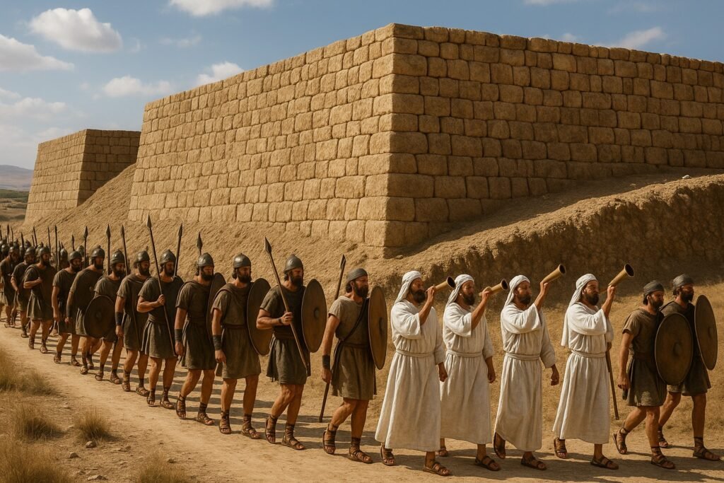 Walking Aroung Jericho Wall